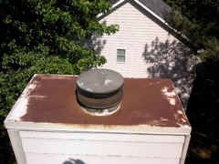 Canton's Best Gutter Cleaners' Certainteed Certified roofers can install or replace your custom chimney pan.
